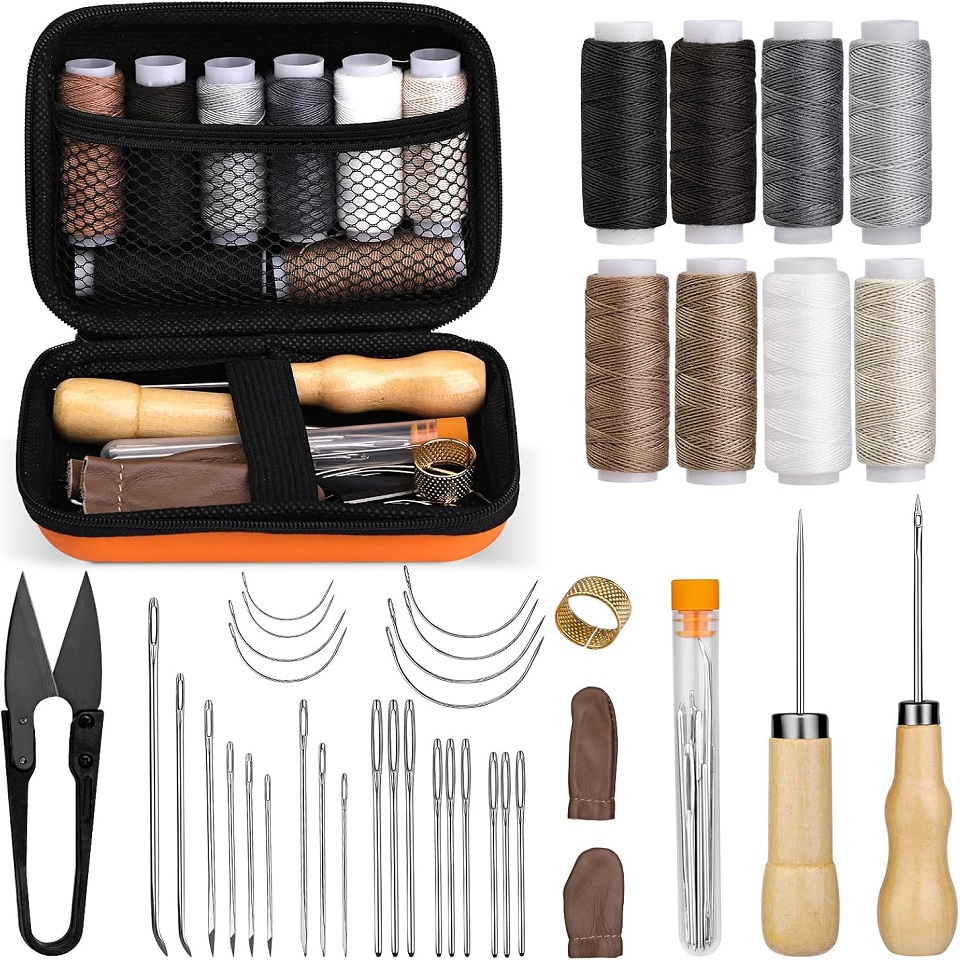 Upholstery Leather Work - IMAZY Leather Heavy Duty Sewing Kit