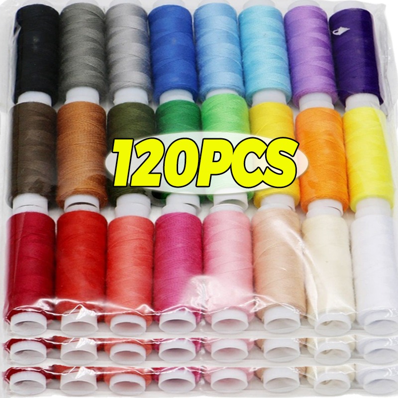 Waxed Thread Linen - Colourful Bobbins Sewing Thread Roll Machine