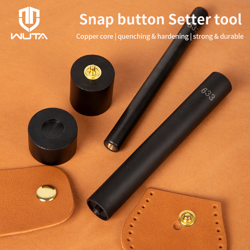 Leatherwork Tool Kit - WUTA Professional Snap Button Setter Installation