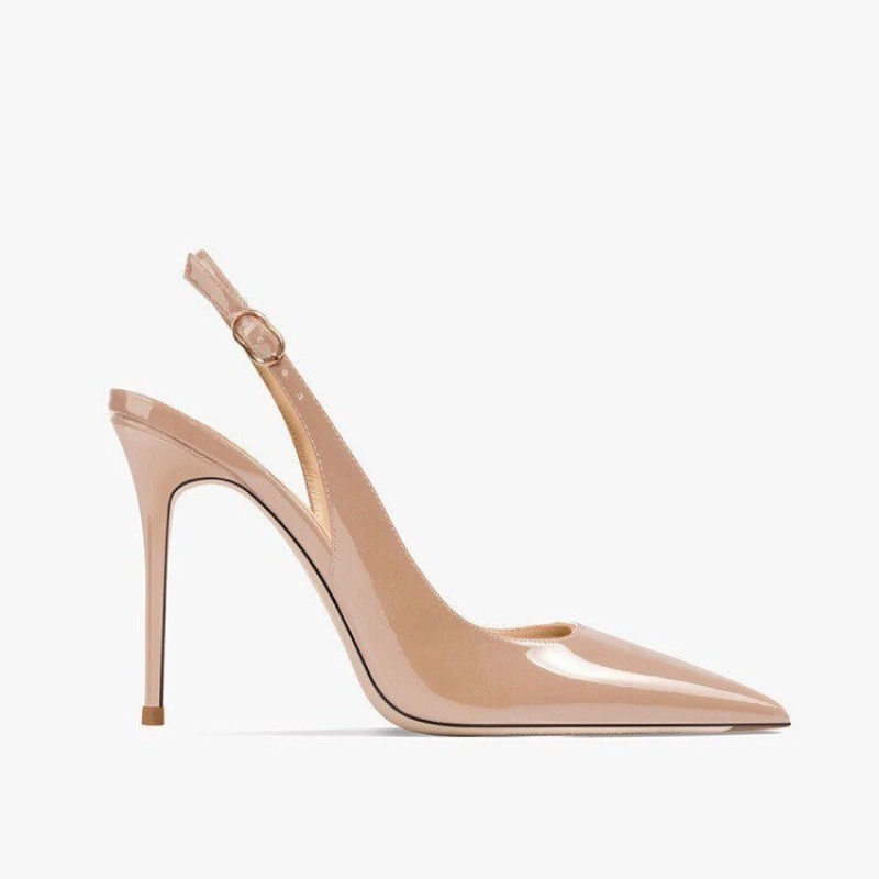 Leather Work Harness - 2026Sexy ultra-high heels pointed sandals elegant