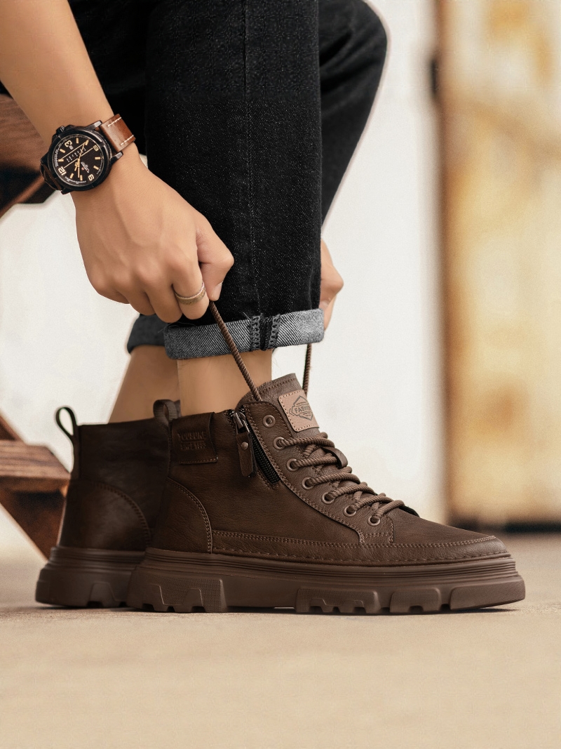 Casual  Boots Men's Lightweigh - Youtube Leatherwork avis et prix