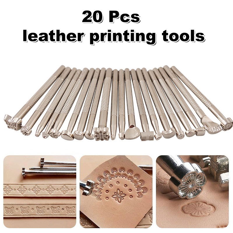20Pcs Leather Stamping Tools L - Leatherwork Tool Kit avis et prix