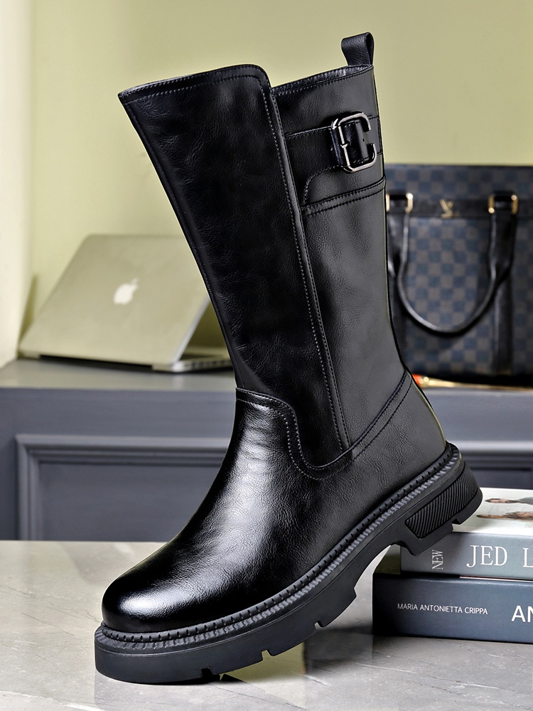 Men's Long Tube  Boots High To - Youtube Leatherwork avis et prix