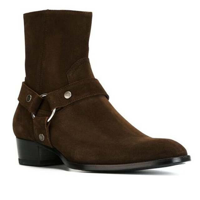 New Brown /Black Suede Leather - Leather Work Harness avis et prix