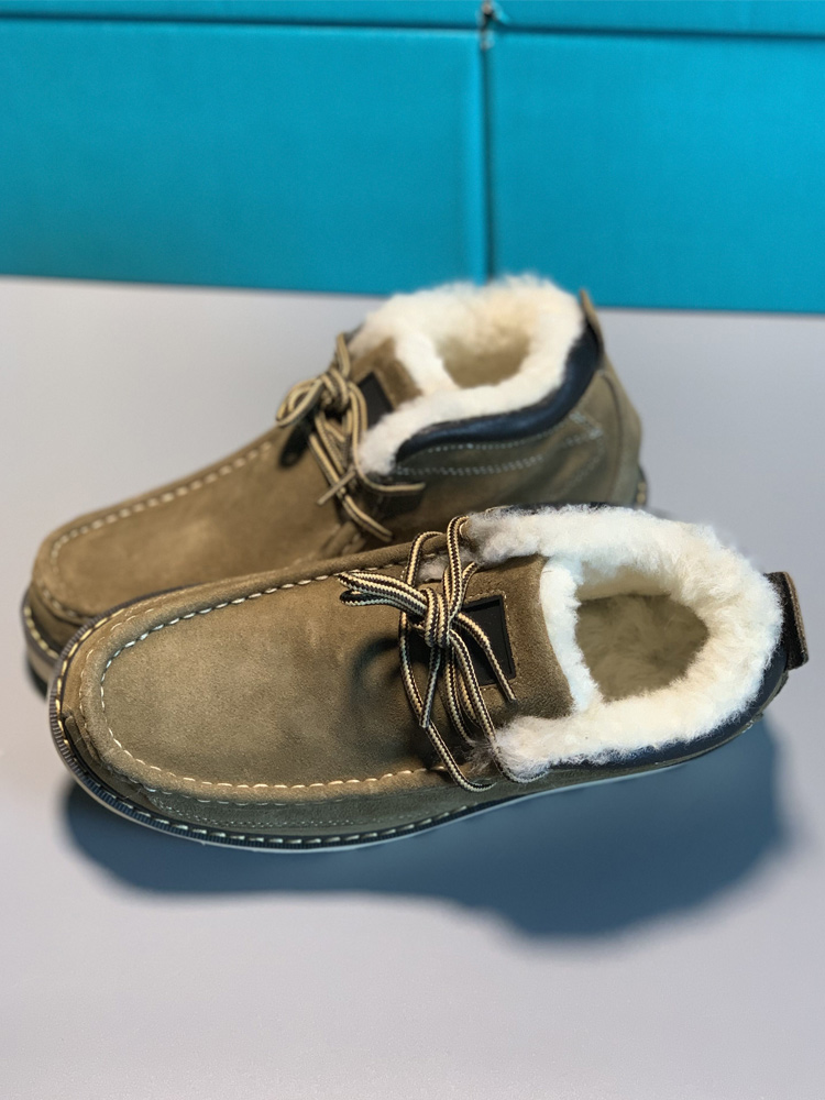 Men's  Boots Fur Lined Thick B - Youtube Leatherwork avis et prix