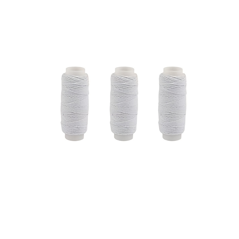 20m Black White  Elastic Threa - Waxed Thread Linen avis et prix