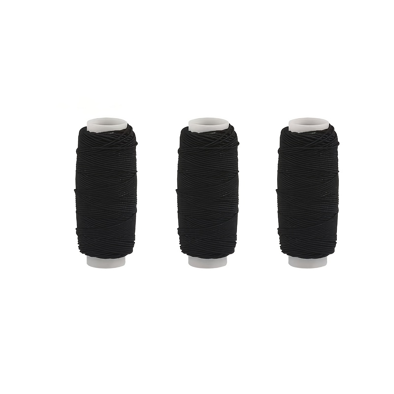 20m Black White  Elastic Threa - Waxed Thread Linen avis et prix