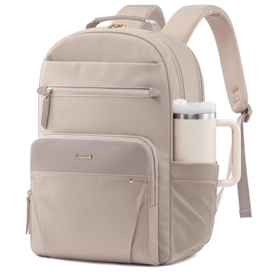 Laptop Backpack for Women with - Leather Work Bag avis et prix