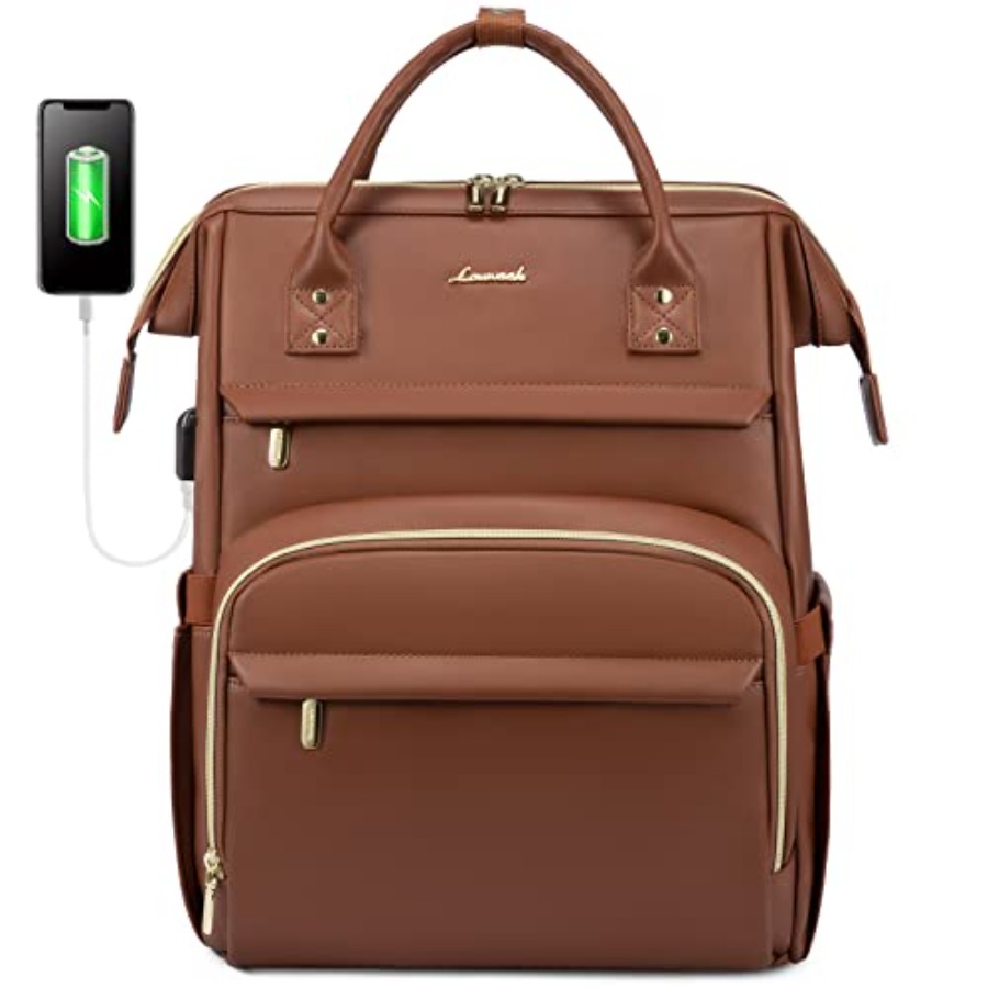 Leather Laptop Backpack for Wo - Leather Work Bag avis et prix