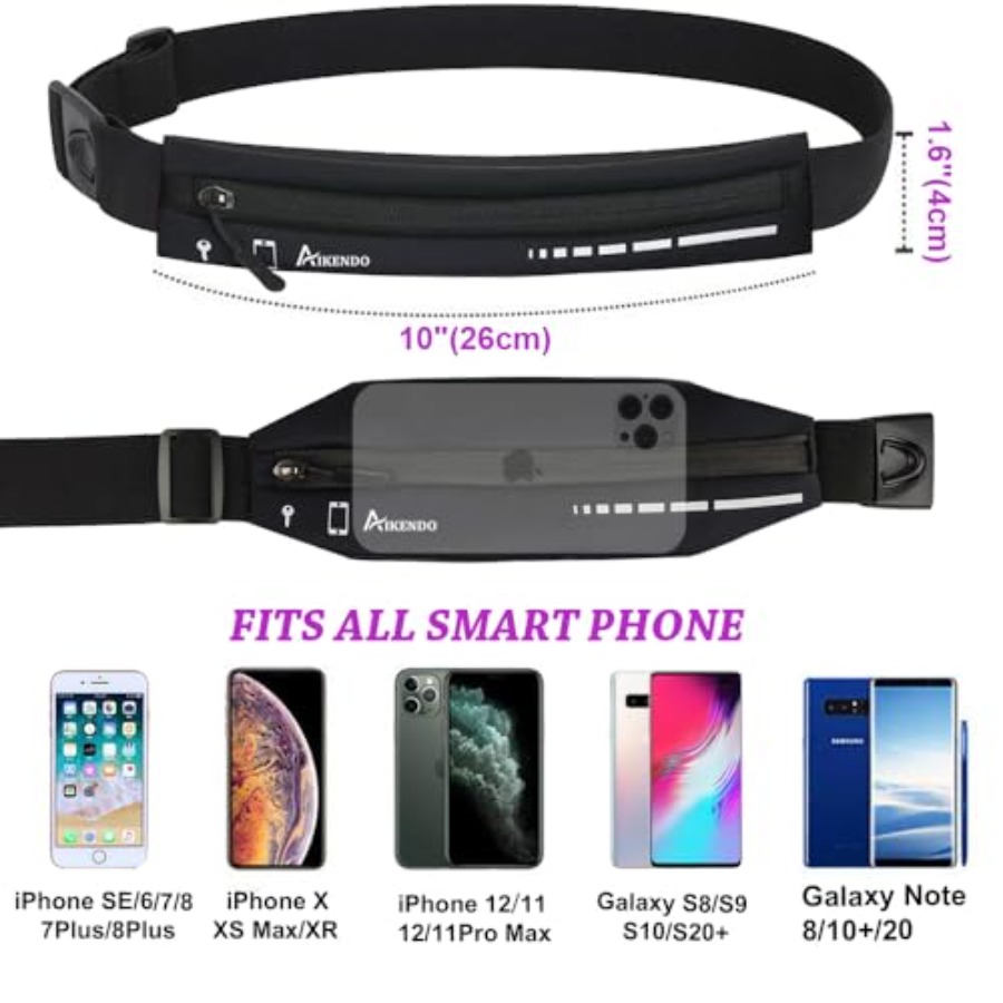 Slim Running Belt for Women Me - Leather Workout Belt avis et prix