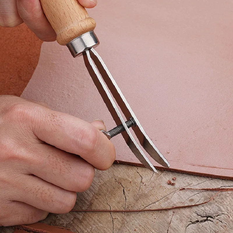 DIY Adjustable Leather Edge Cr - Groover Stitching Tool avis et prix