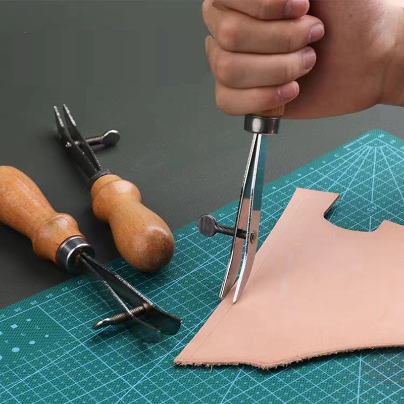 Adjustable Leather Edge Crease - Groover Stitching Tool avis et prix