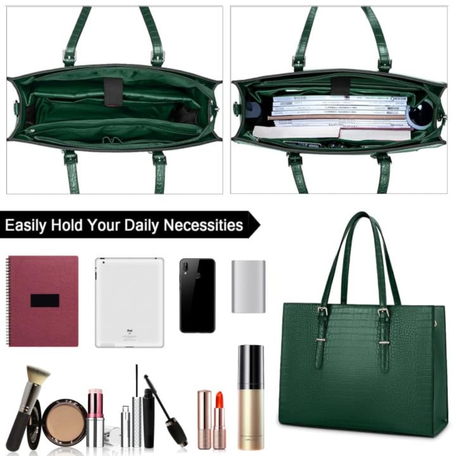 Laptop Bag for Women 15.6 Inch - Leather Work Bag avis et prix