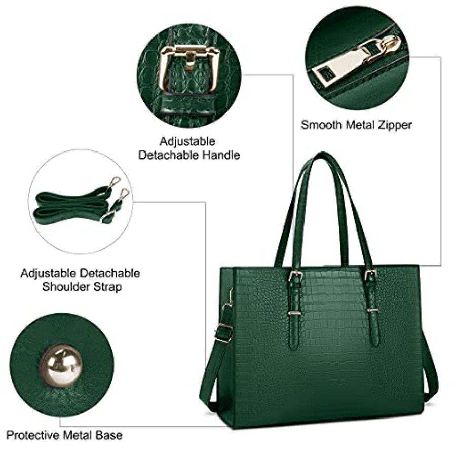 Laptop Bag for Women 15.6 Inch - Leather Work Bag avis et prix