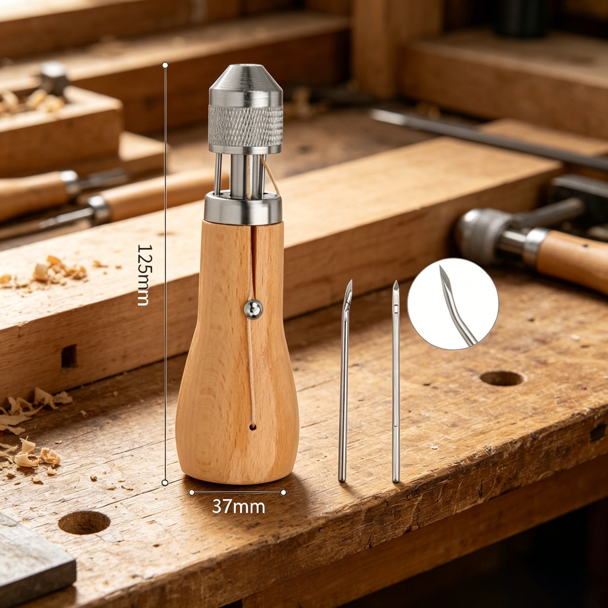 Portable leather tool set, lea - Waxed Thread Linen avis et prix