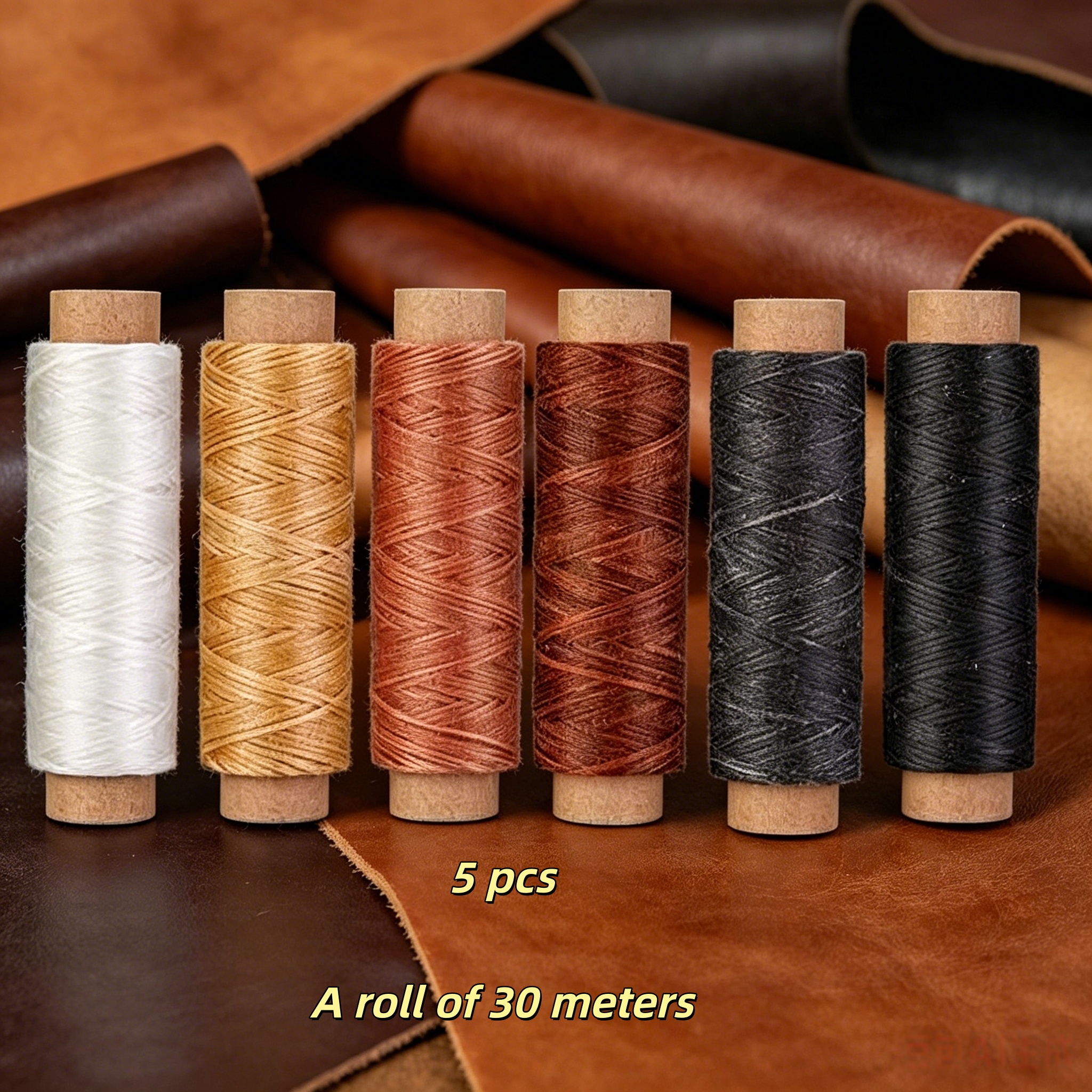 Portable leather tool set, lea - Waxed Thread Linen avis et prix