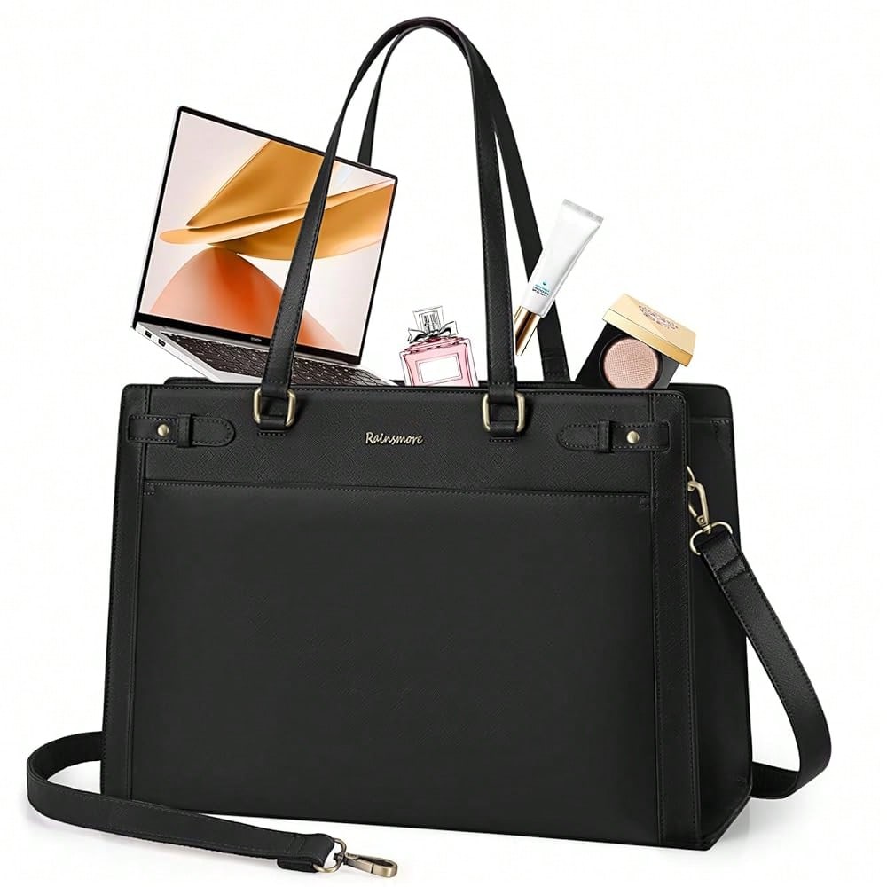 Laptop Bag For Women 15.6 Inch - Leather Work Bag avis et prix