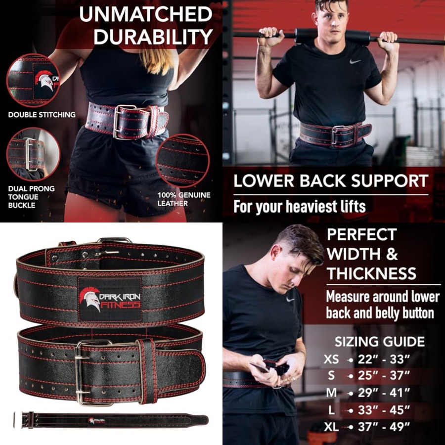 Genuine Leather Weightlifting  - Leather Workout Belt avis et prix