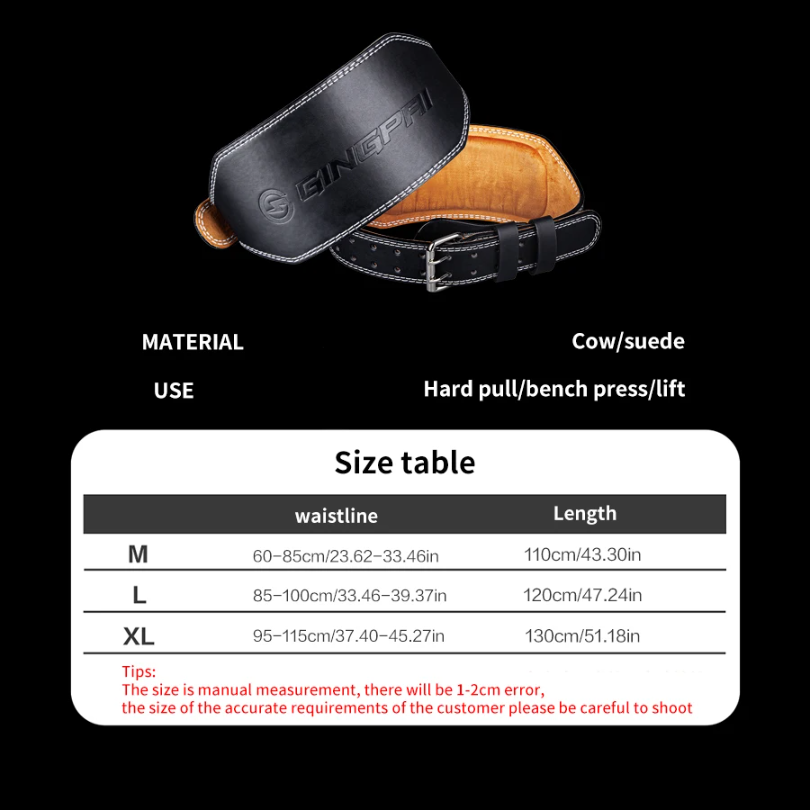 Weight Lifting Belts 15cm Widt - Leather Workout Belt avis et prix