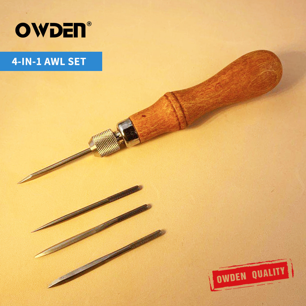 OWDEN Leather Awl Tool Set DIY - Leatherwork Tool Kit avis et prix