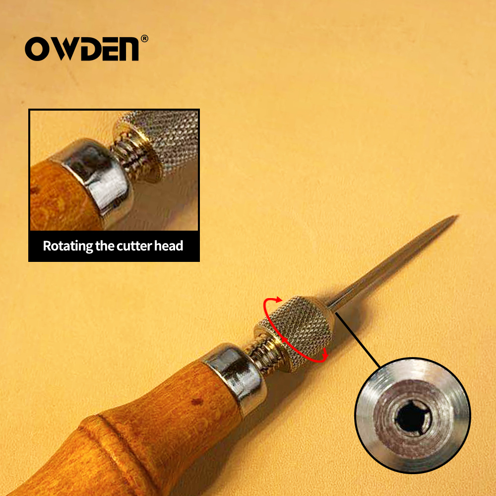 OWDEN Leather Awl Tool Set DIY - Leatherwork Tool Kit avis et prix