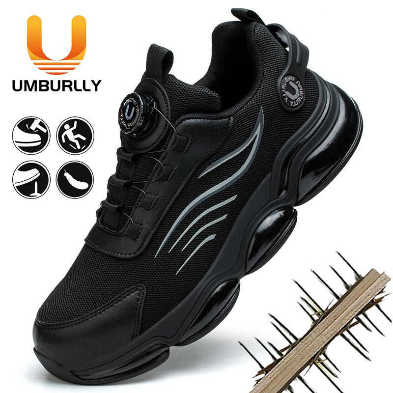 Mens Steel Toe Safety Work Boo - Leather Work Fabric avis et prix