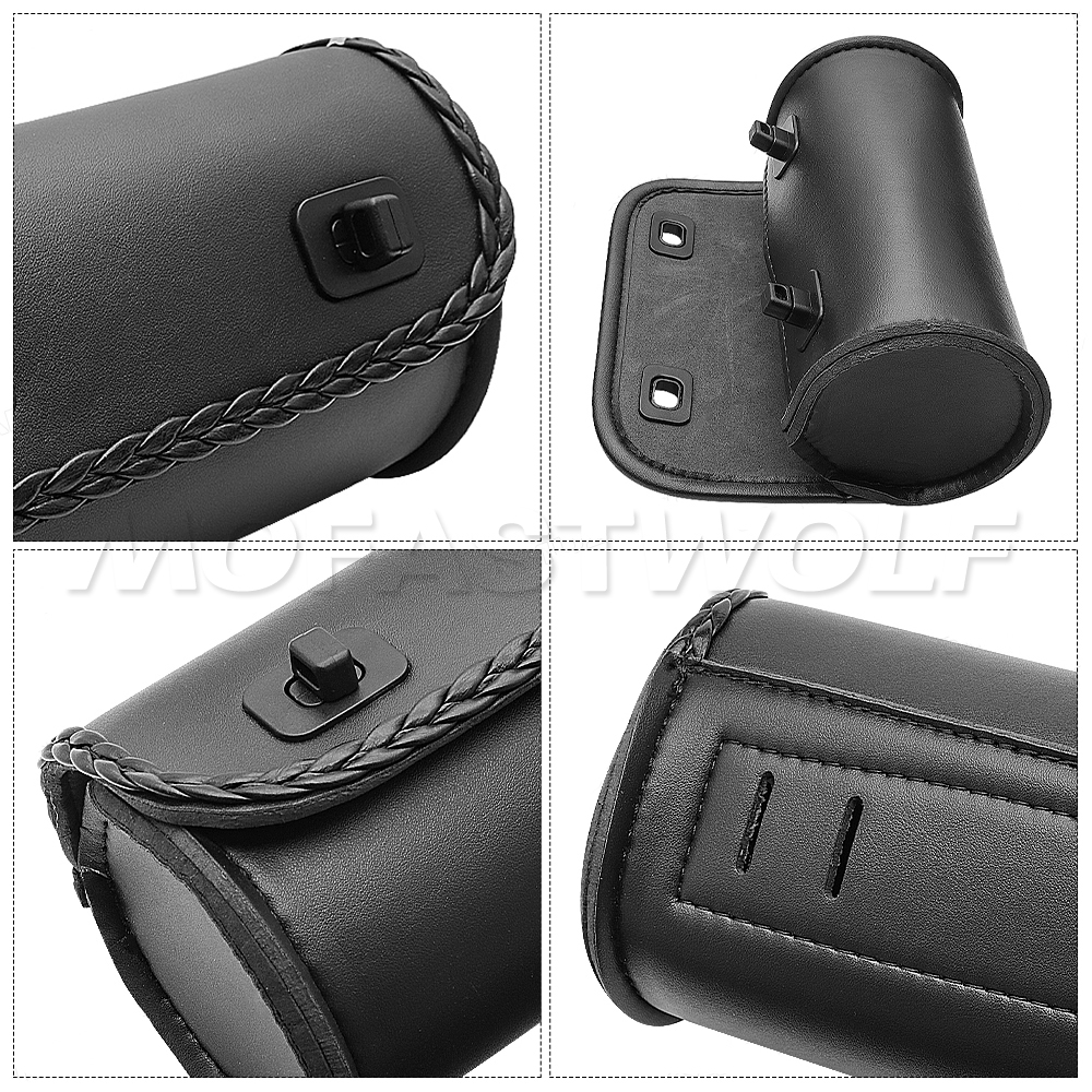 Motorcycle Fork PU Leather Tra - Leather Work Bag avis et prix