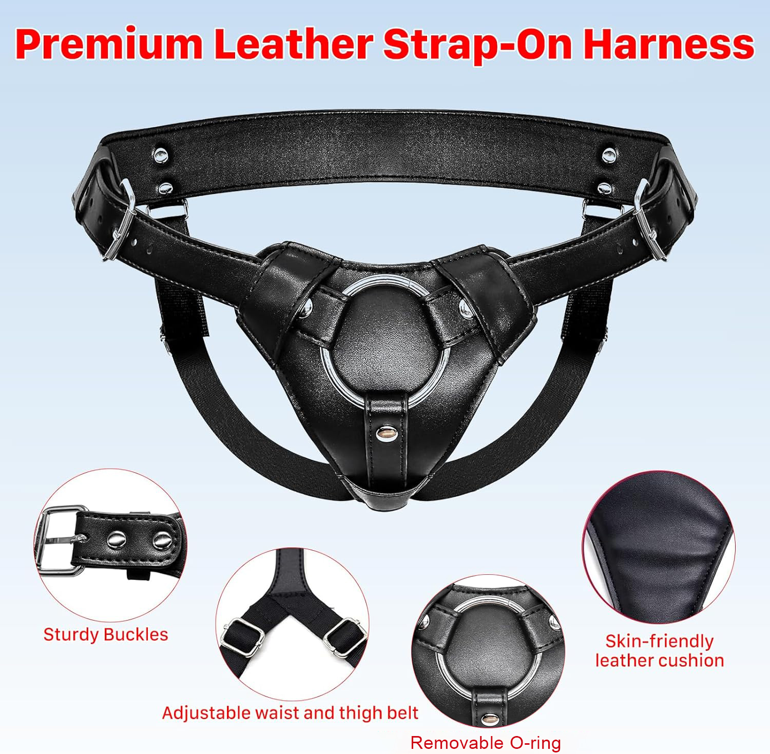 Strap On Dildo Harness Adult S - Leather Work Harness avis et prix