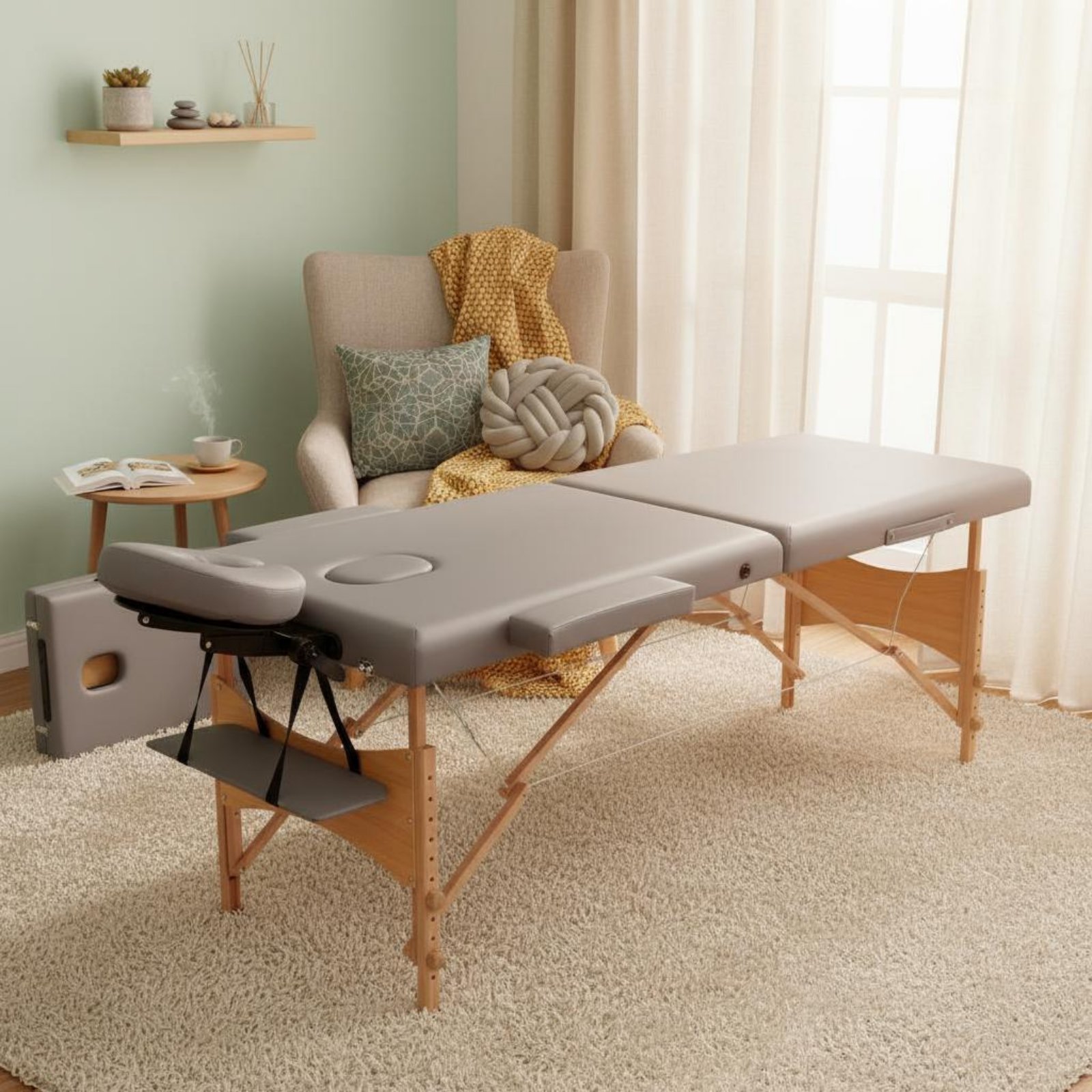 Portable Massage Table PU Leat - Upholstery Leather Work avis et prix