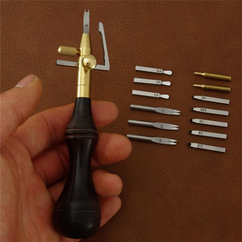 YWDZ-6 In 1 Leather Groover To - Groover Stitching Tool avis et prix