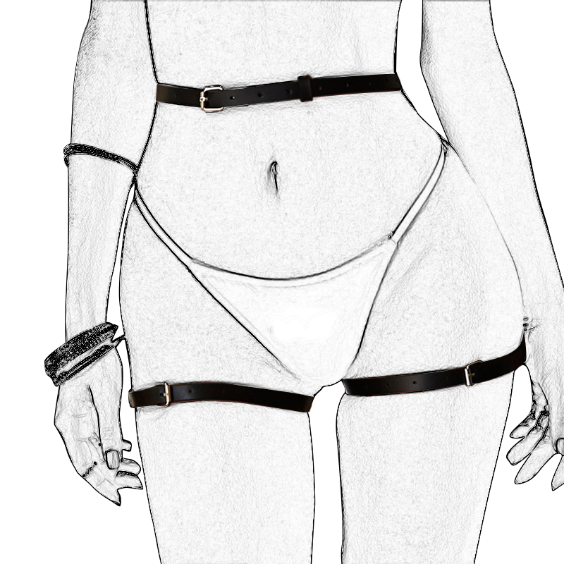 Leather Porno Sexy Lingerie Fe - Leather Work Harness avis et prix