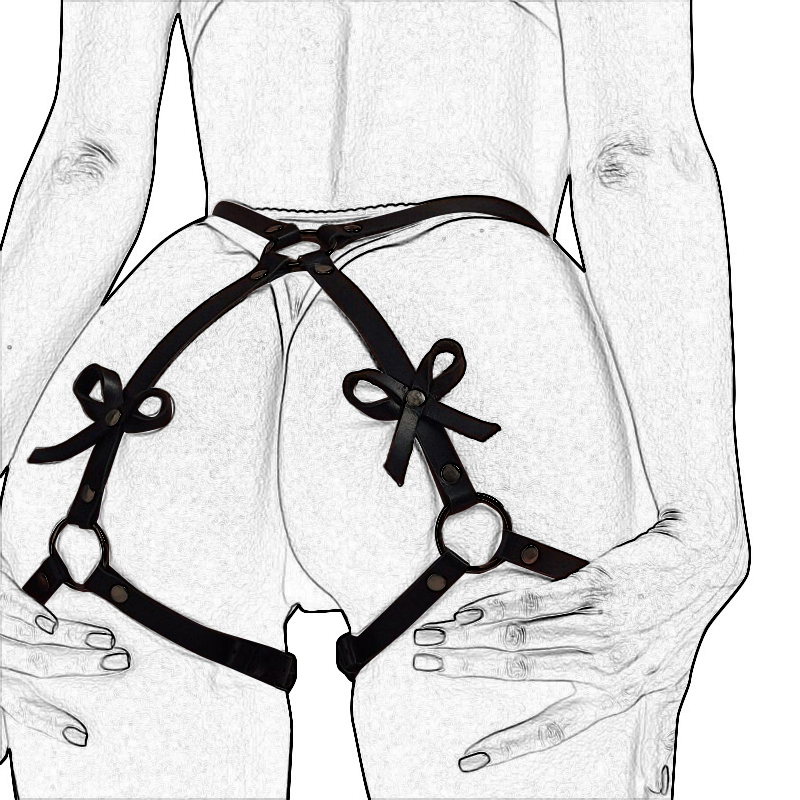 Leather Porno Sexy Lingerie Fe - Leather Work Harness avis et prix