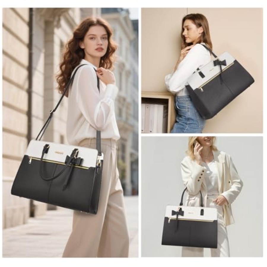 Laptop Tote Bag for Women, 15. - Leather Work Bag avis et prix