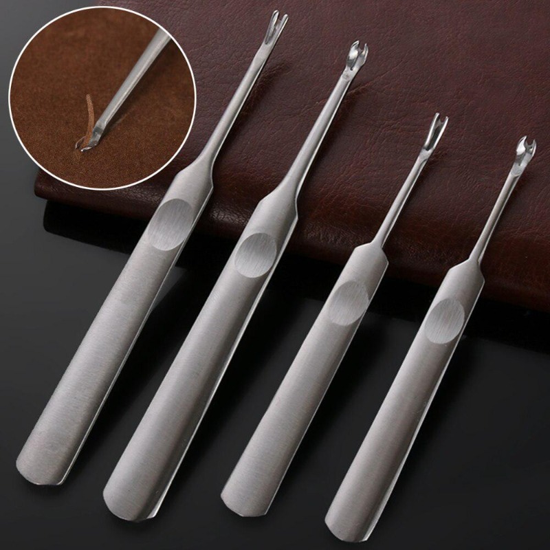 4pcs U+V Shaped Leather Stitch - Groover Stitching Tool avis et prix