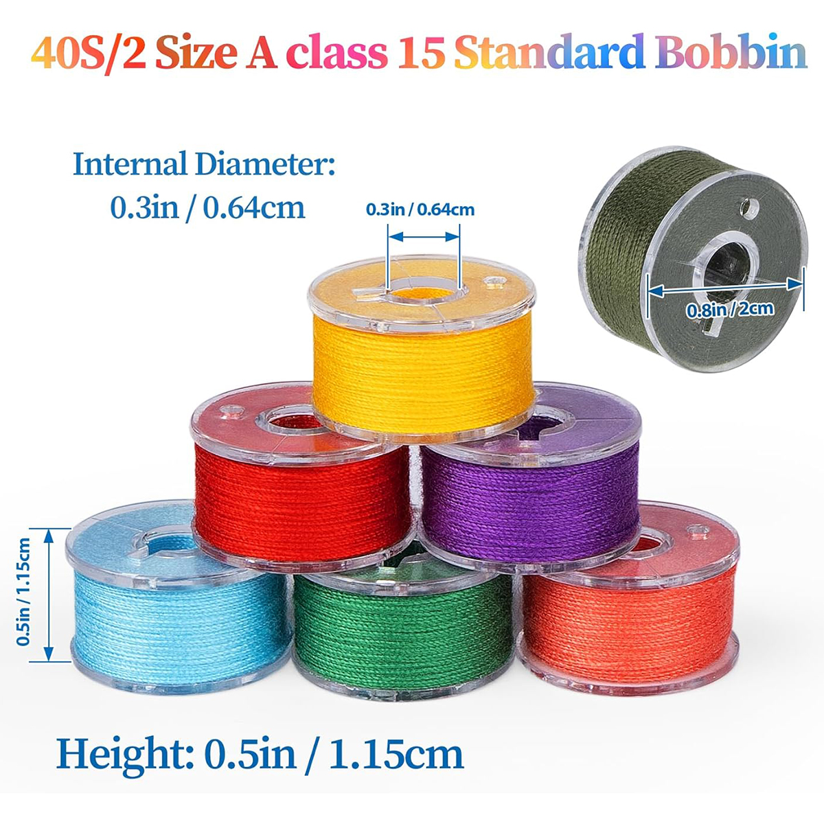 20Pcs Bobbins and Sewing Threa - Waxed Thread Linen avis et prix