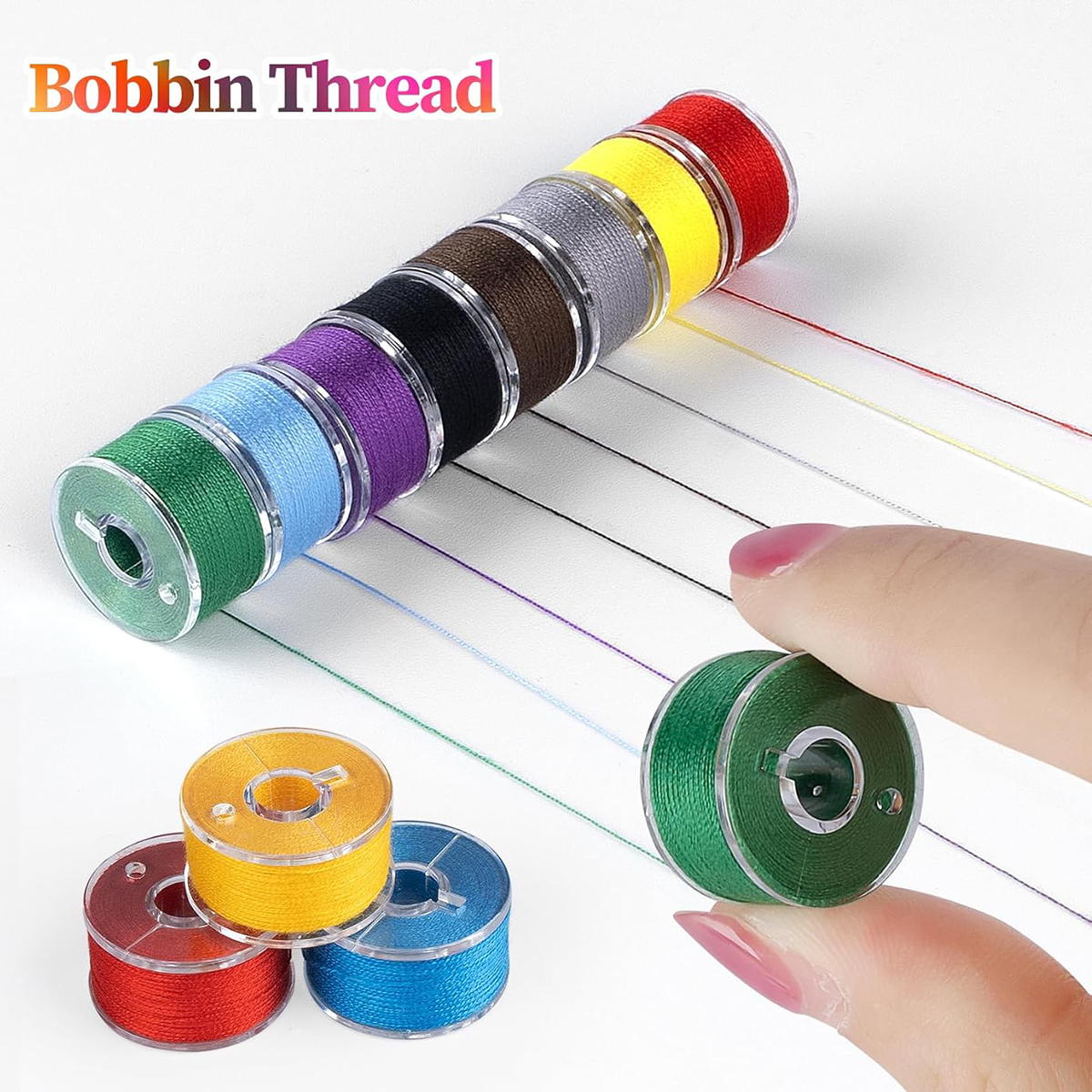 20Pcs Bobbins and Sewing Threa - Waxed Thread Linen avis et prix