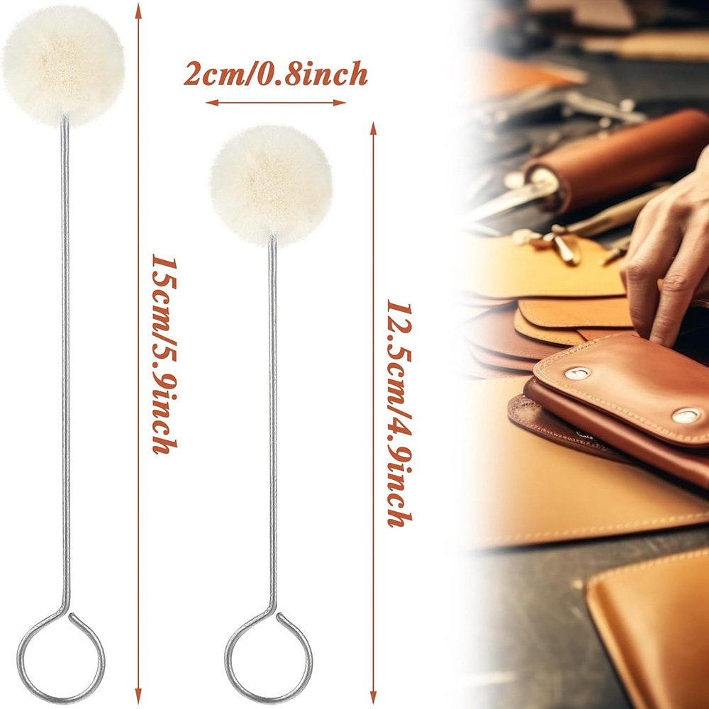 10/30pcs Leather Wool Balls Pa - Leather Dye Finish avis et prix