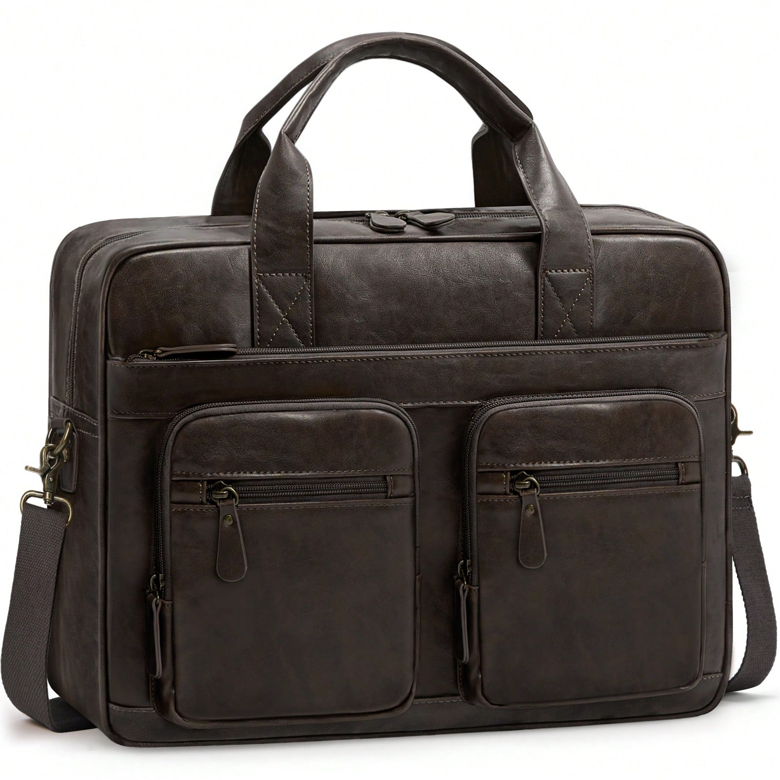 Vintage Messenger Bag For Men  - Leather Work Bag avis et prix