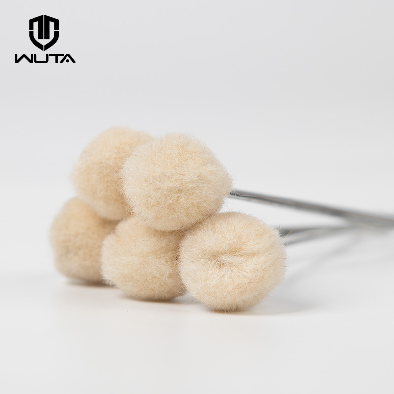 WUTA 20pcs/pack Natural Wool D - Leather Dye Finish avis et prix