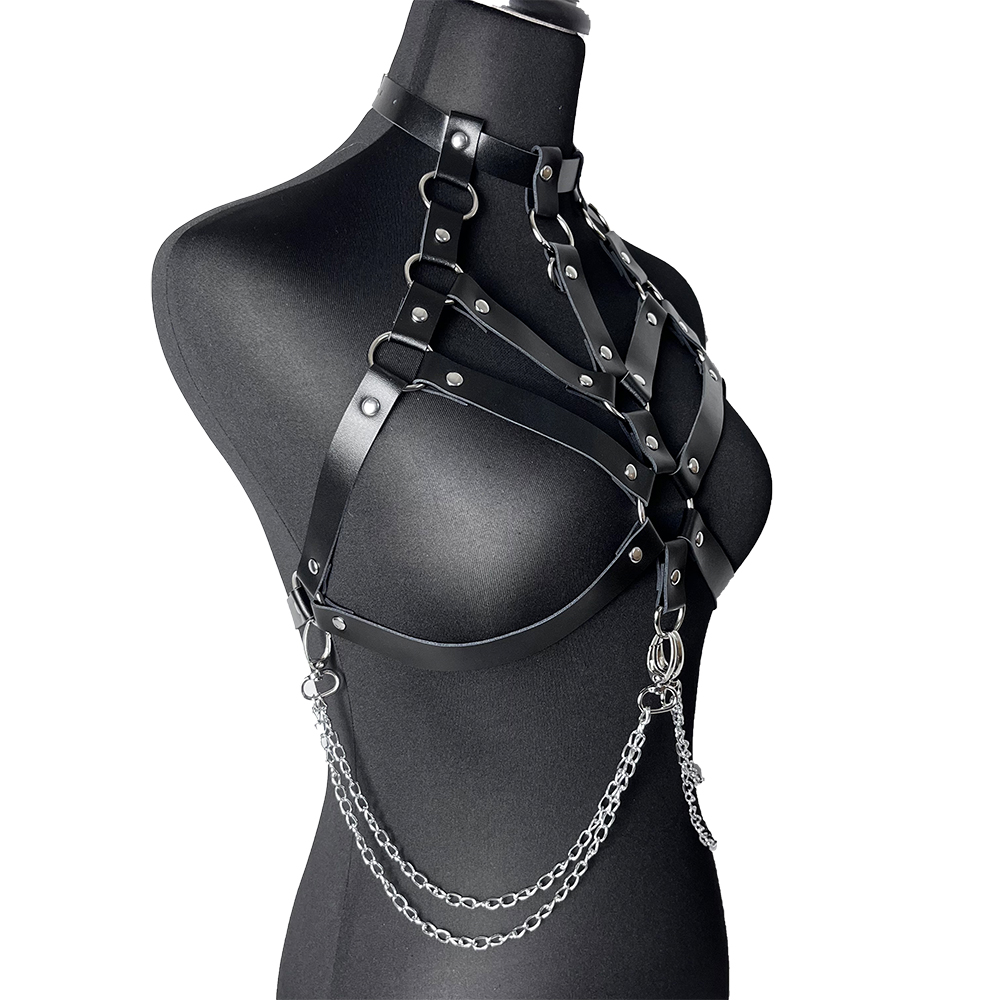 Chain with Leather Lingerie Wo - Leather Work Harness avis et prix
