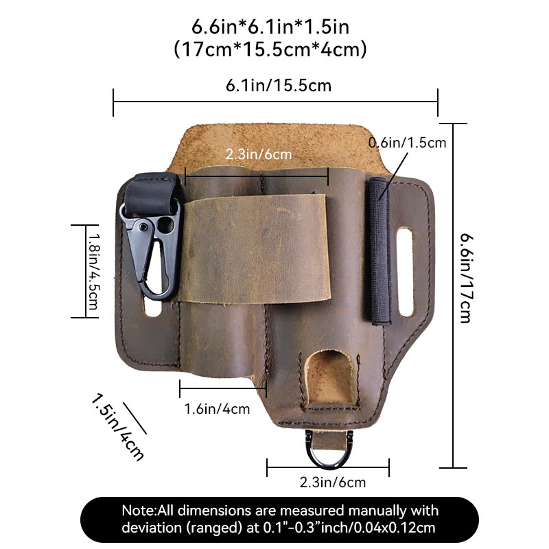 Genuine Leather Tactical Fanny - Leatherwork Knife Sheath avis et prix