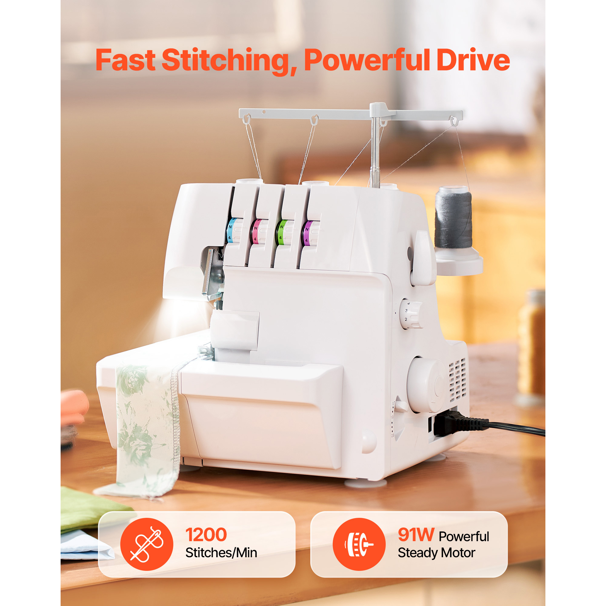 SucceBuy Serger Overlock Sewin - Waxed Thread Linen avis et prix