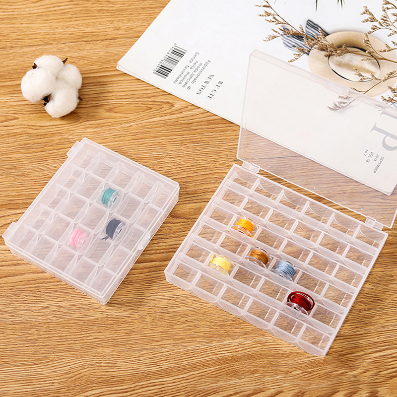New 36 Slots Bobbins Box Stora - Waxed Thread Linen avis et prix