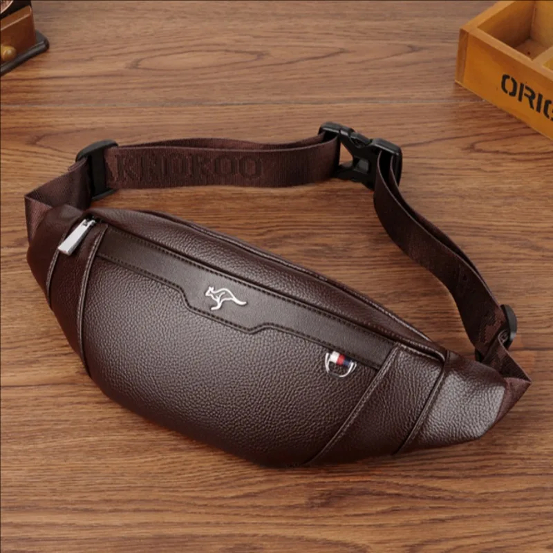 Business Leather Waist Bag Mul - Leather Work Bag avis et prix