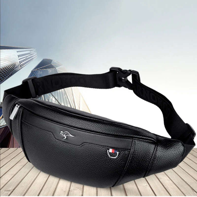 Business Leather Waist Bag Mul - Leather Work Bag avis et prix