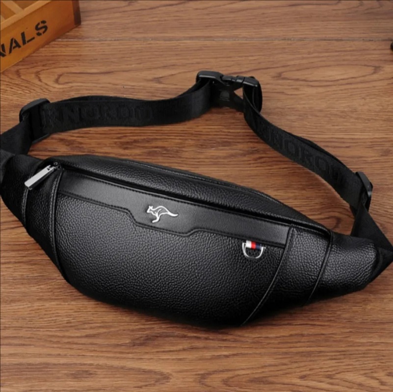 Business Leather Waist Bag Mul - Leather Work Bag avis et prix