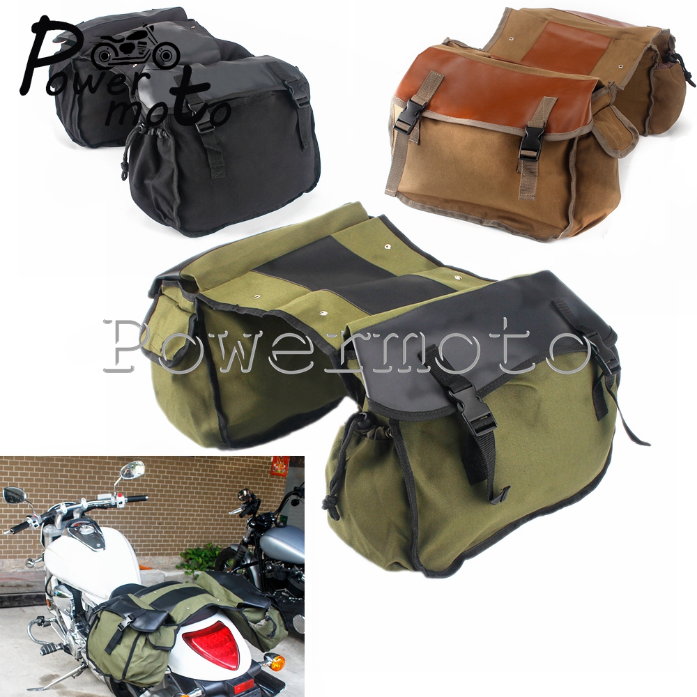 Universal Moto Saddle Bag Moto - Leather Work Bag avis et prix