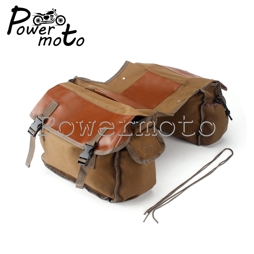 Universal Moto Saddle Bag Moto - Leather Work Bag avis et prix
