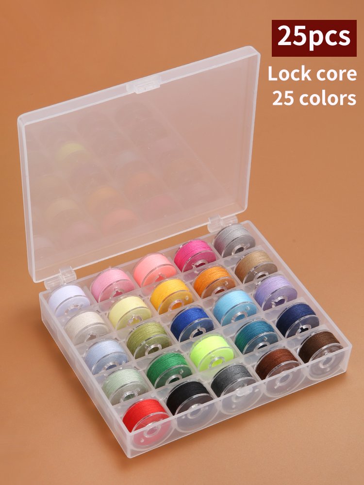25/36 Colors Set Bobbin Thread - Waxed Thread Linen avis et prix