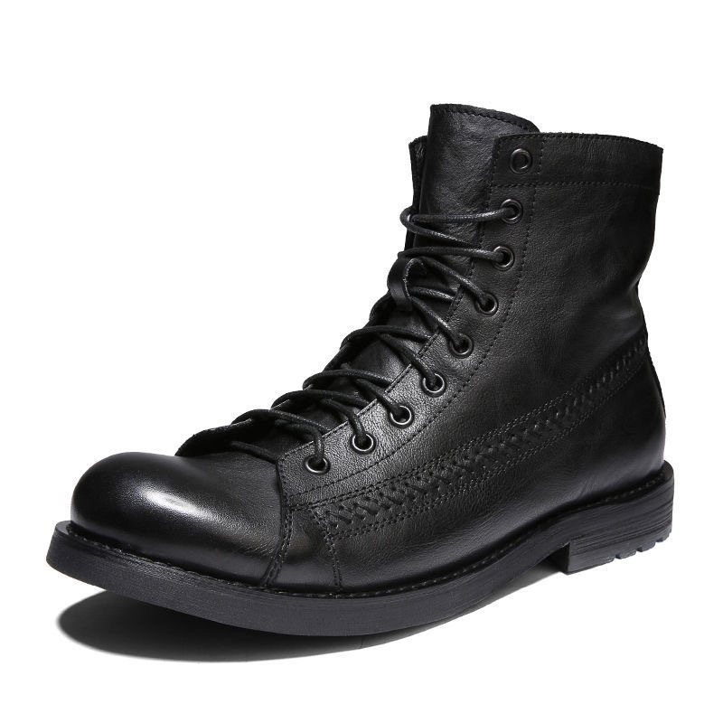 2026 Mens Ankle Boots Classic  - Leather Work Fabric avis et prix